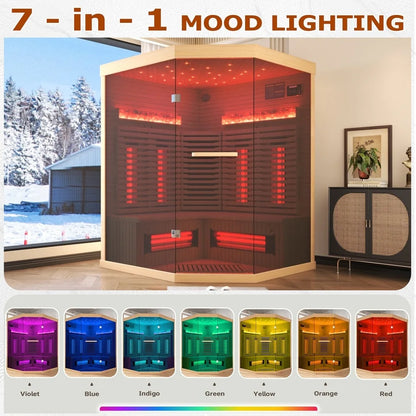 Infrared & Steam Sauna (Varied Sizes & Shapes)