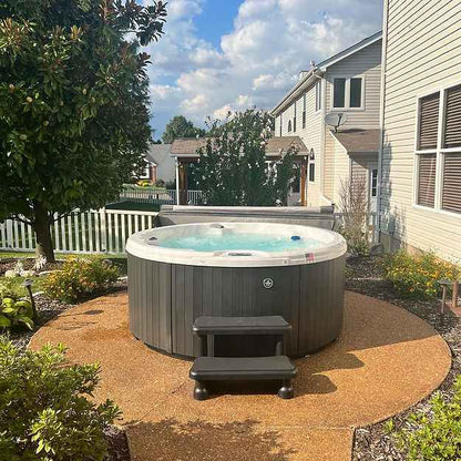 Aspen Spas Northstar 5-Person Round Hot Tub – 81 in., 24 or 30 Jets, 110V or 220V, Made in USA