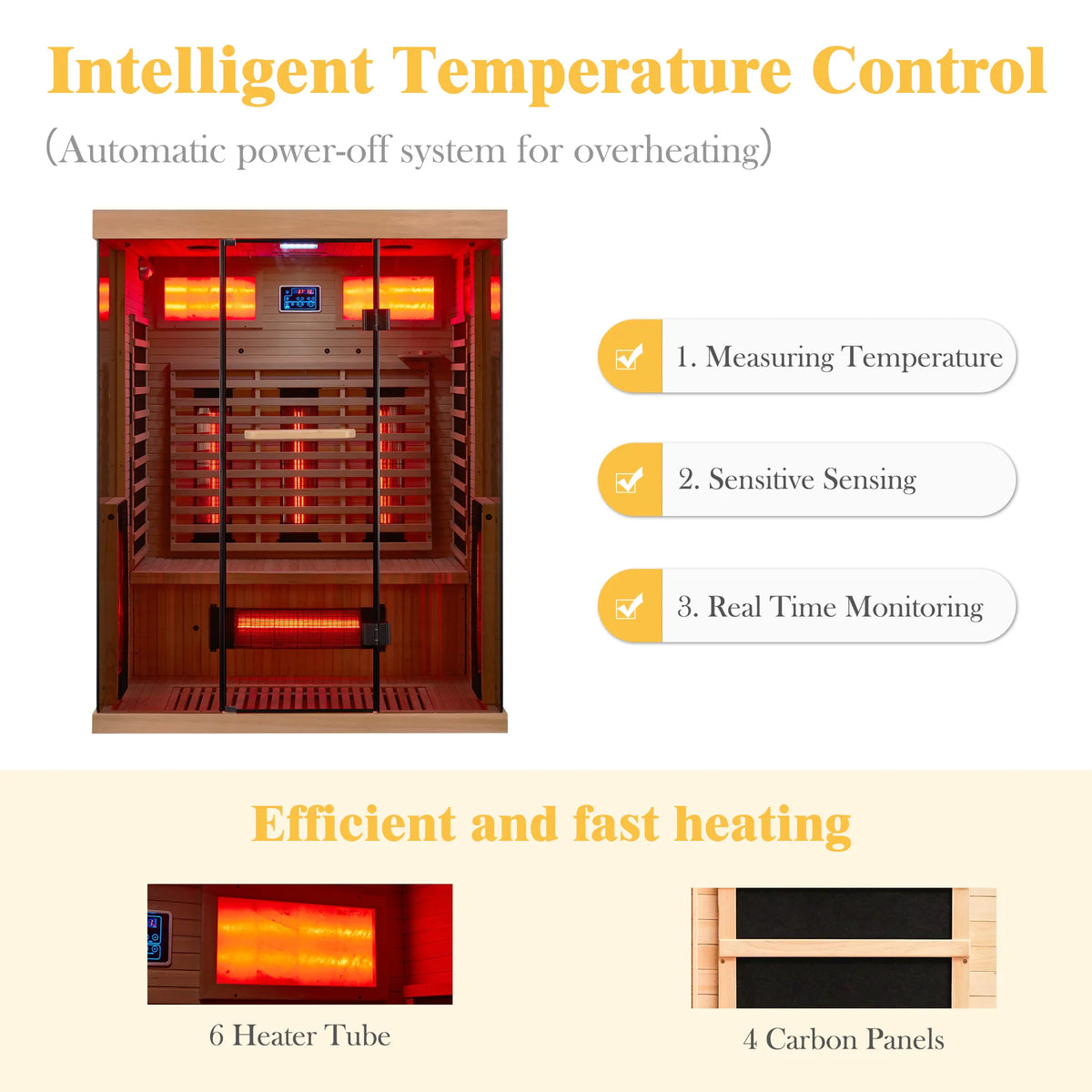 Infrared & Steam Sauna (Varied Sizes & Shapes)