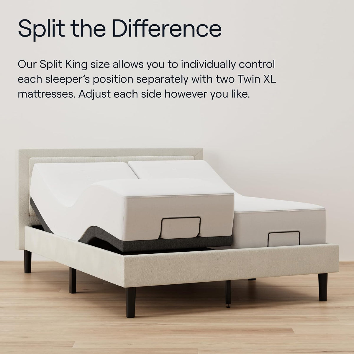 Nectar Premier Full Adjustable Base & 13” Hybrid Mattress (New) - Head & Foot Incline - Medium Firm Memory Foam & Coils - Cooling Upgrade - 3 Massage Settings - 365-Night Trial & Forever Warranty