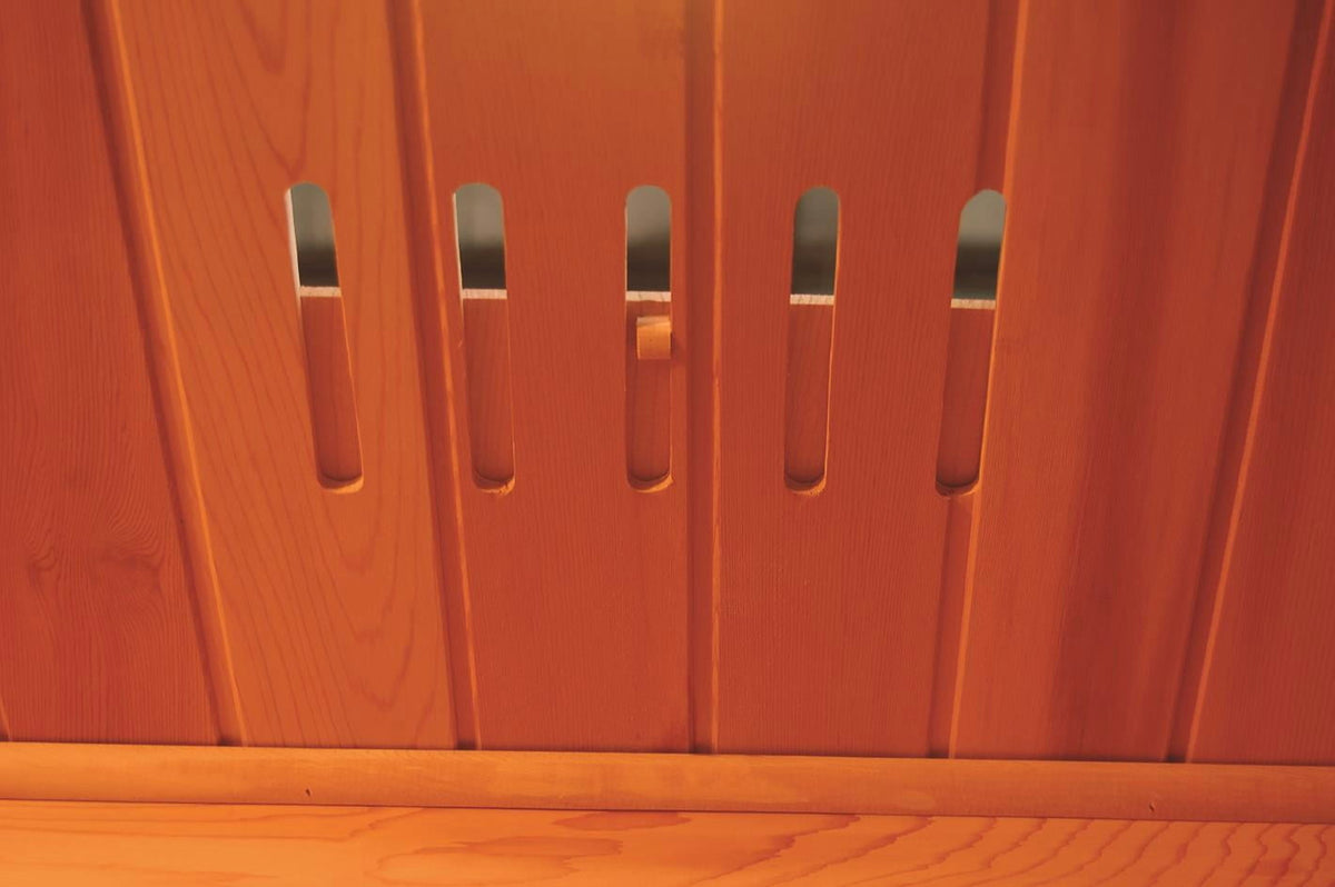 Sunray Sierra 2-Person Infrared Cedar Sauna with Carbon Heaters