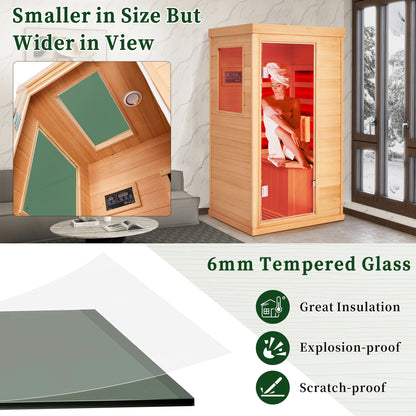 Infrared & Steam Sauna (Varied Sizes & Shapes)