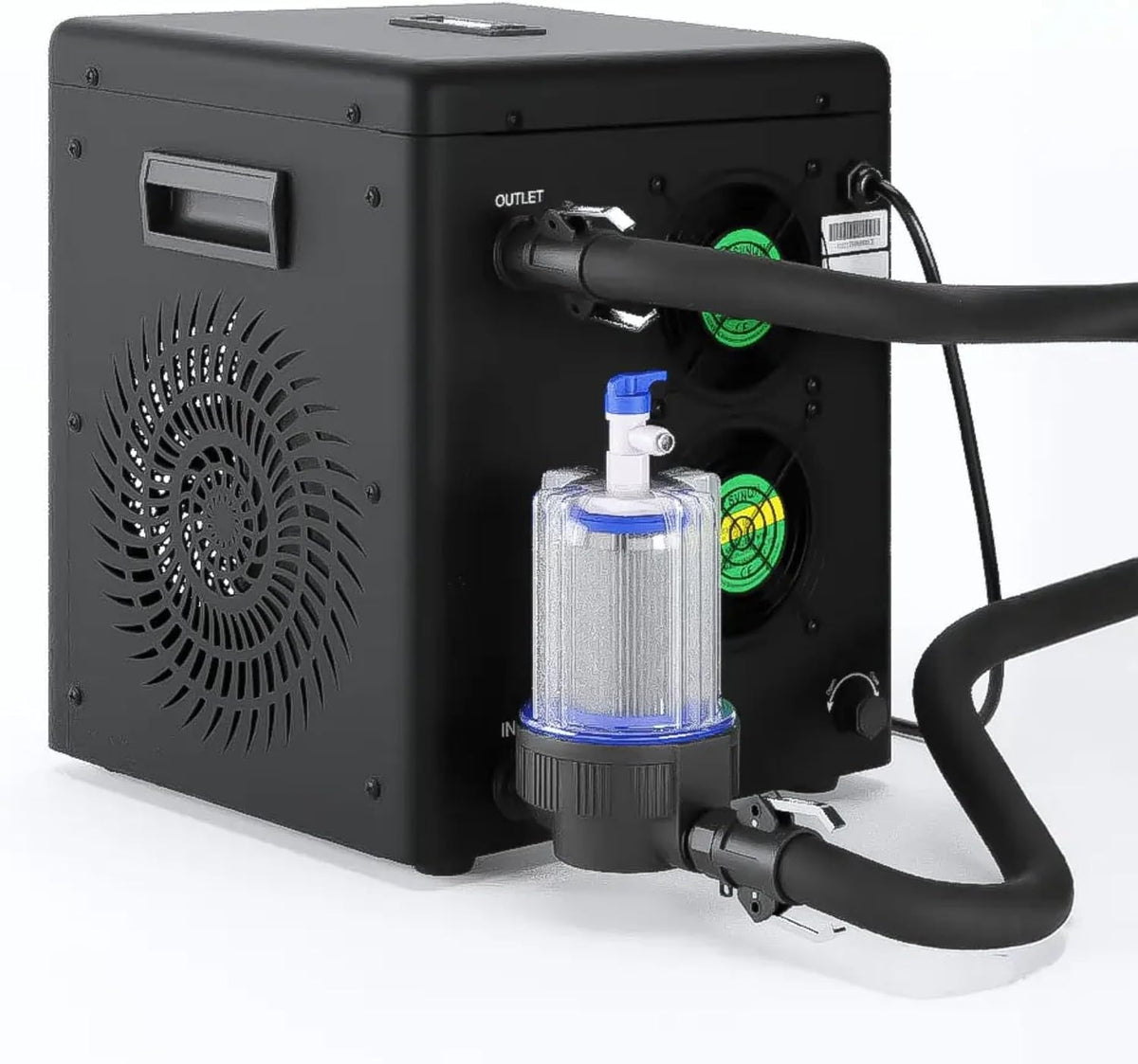 The Pod Chiller 2.0 for Cold Plunge Tubs, Wifi App Control, Cools to 37°F, 145 GPH Water Filtration & Circulation System, Energy Efficient Cold Therapy Chiller for Ice Baths & Recovery