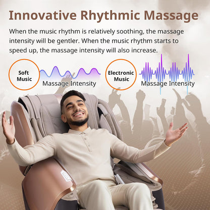 4D Massage Chair 4D+2D Dual Mechanism Zero Gravity Recliner