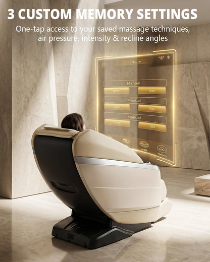 4D Massage Chair Full Body Zero Gravity Recliner,36 Airbags