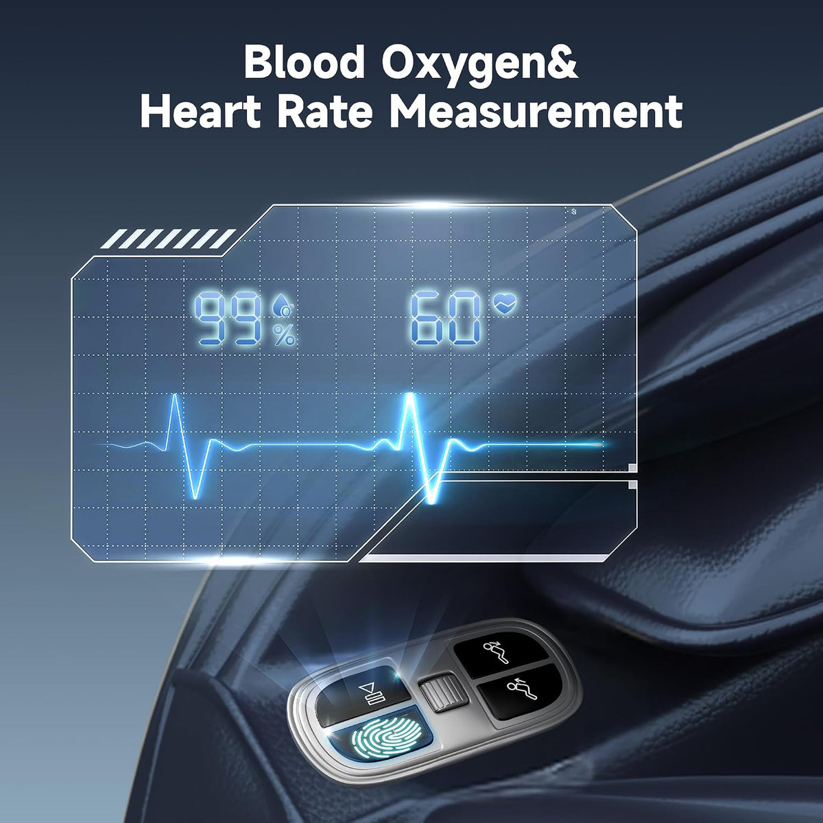 Massage Chair Full Body with Unique Phone Controller,Heart and Blood Measurement, Zero Gravity 3D Sl-Track Recliner with APP Control, Child Lock,Pause Button, Back Pad, Favor-06, Blue