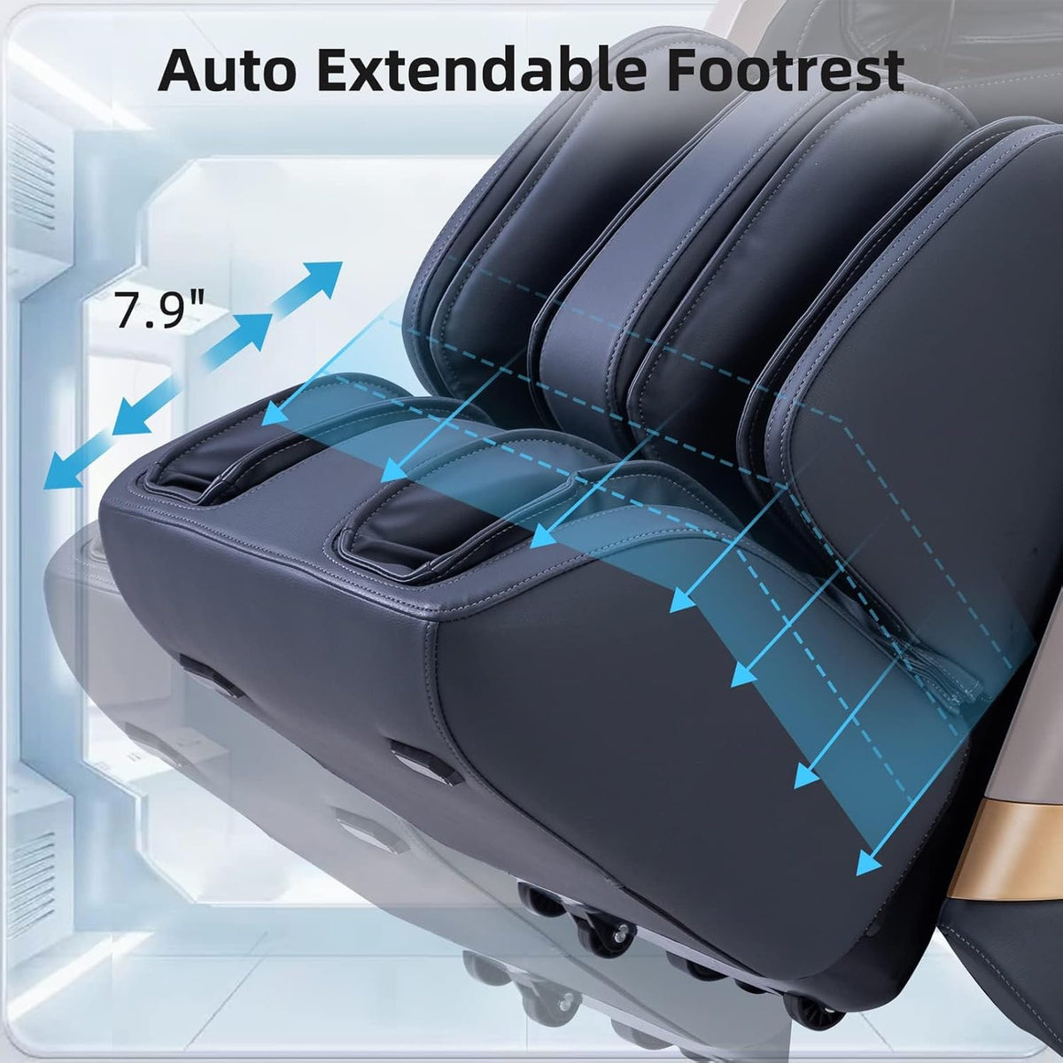 2026 4D Massage Chair, Full Body Recliner with OTA Cloud Tech, Deep Yoga Stretch, 27 Auto Modes, 55" SL Track, APP & AI Voice Control, Auto Footrest, Zero Gravity, and Heating for Relaxation