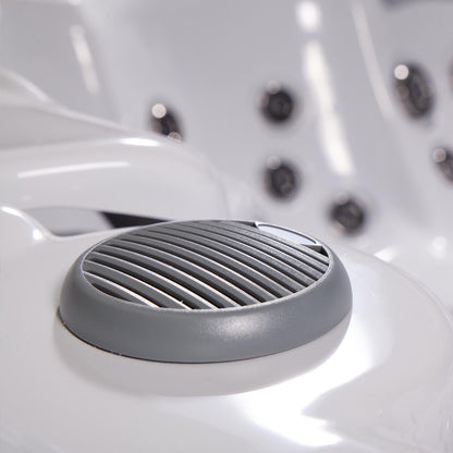 Buenospa Hollywood Spa 5-Person Hot Tub – 51 Jets, Gecko Colour Touchscreen, Built-In Audio and Lighting Waterfall (WM00840)