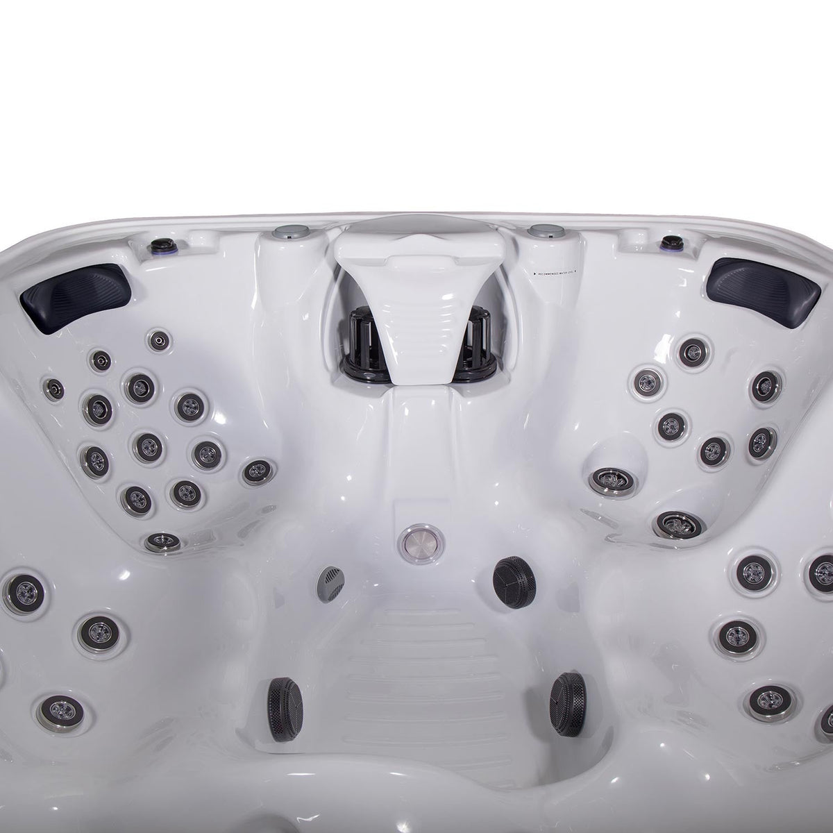 Buenospa Hollywood Spa 5-Person Hot Tub – 51 Jets, Gecko Colour Touchscreen, Built-In Audio and Lighting Waterfall (WM00840)