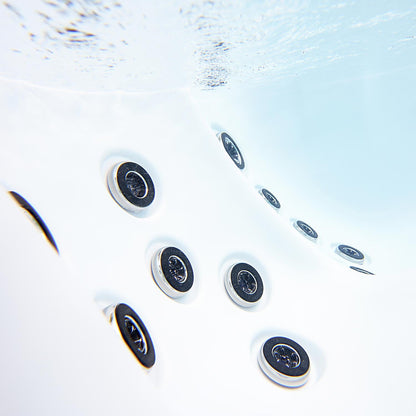 Buenospa Hollywood Spa 5-Person Hot Tub – 51 Jets, Gecko Colour Touchscreen, Built-In Audio and Lighting Waterfall (WM00840)