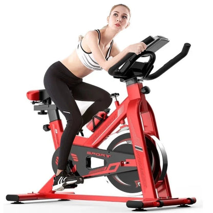 Indoor Cycling Bike – Adjustable Resistance Spin Bike with Multi-Position Handlebars