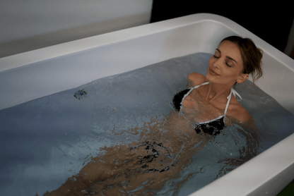 RevX X Tub Acrylic Cold Plunge with LUX 1.5 HP Chiller and Filtration System – 34 in Deep, 34–104°F, UV + Ozone
