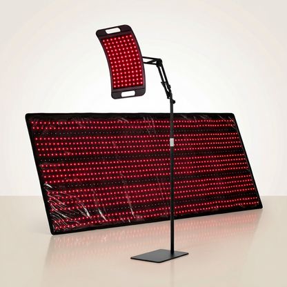 Nicebeam Full Body Red Light Therapy Bundle, 660 nm and 850 nm LED Mat or Bag Paired with Hat, Sleep Recovery Lamp, or Face Mask, Two Mat Sizes