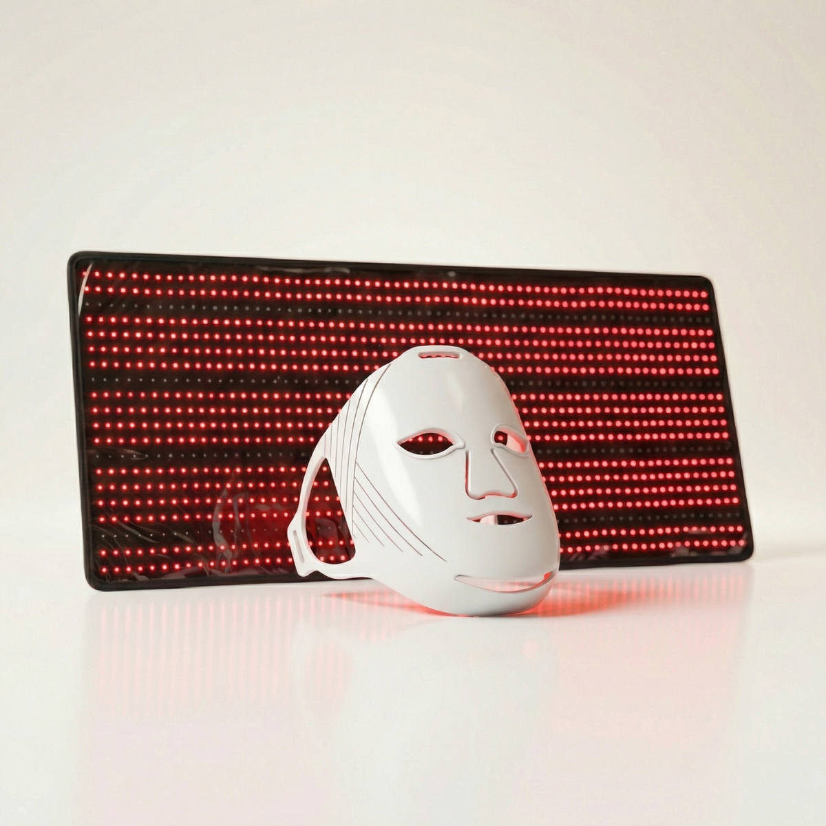 Nicebeam Full Body Red Light Therapy Bundle, 660 nm and 850 nm LED Mat or Bag Paired with Hat, Sleep Recovery Lamp, or Face Mask, Two Mat Sizes