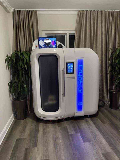 Vacuactivus Antarctica Electric Cryotherapy Chamber — Nitrogen-Free, Head-Out, Simple or Grand