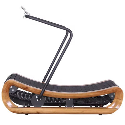 R2000 Solid Wood Curved Treadmill – Self-Powered, Studio Collection
