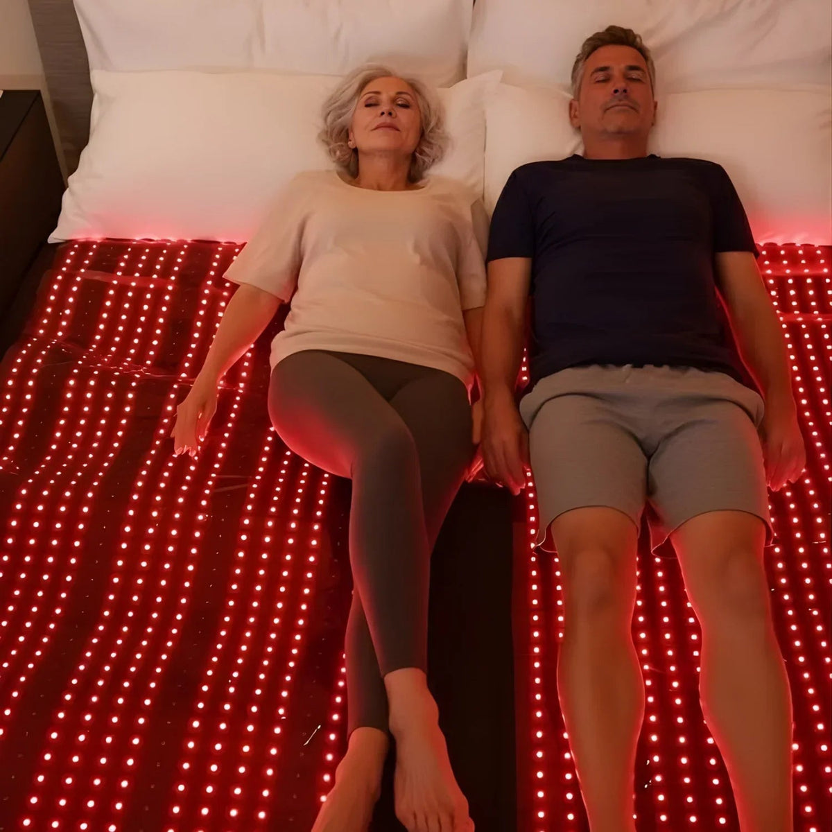 Nicebeam Full Body Red Light Therapy Bag, 7,560 LEDs, 660 nm and 850 nm, Zip-Around Two-Panel Wrap with Adjustable Brightness, Pulse and 60-Minute Timer, Two Sizes