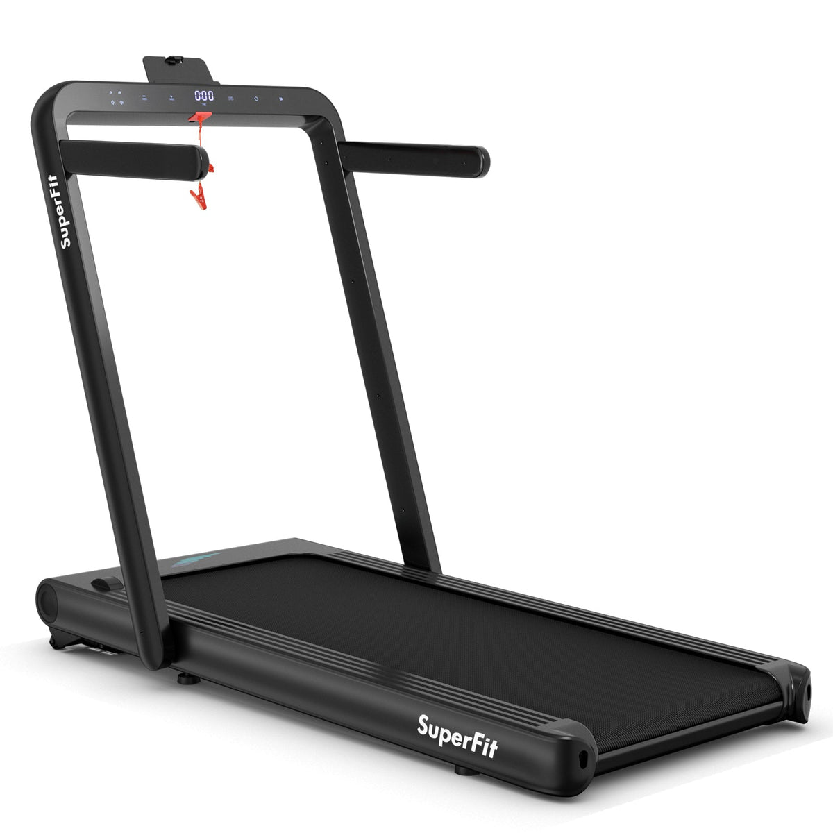 Costway SuperFit 4.75 HP 2-in-1 Folding Treadmill – Under-Desk and Running Modes