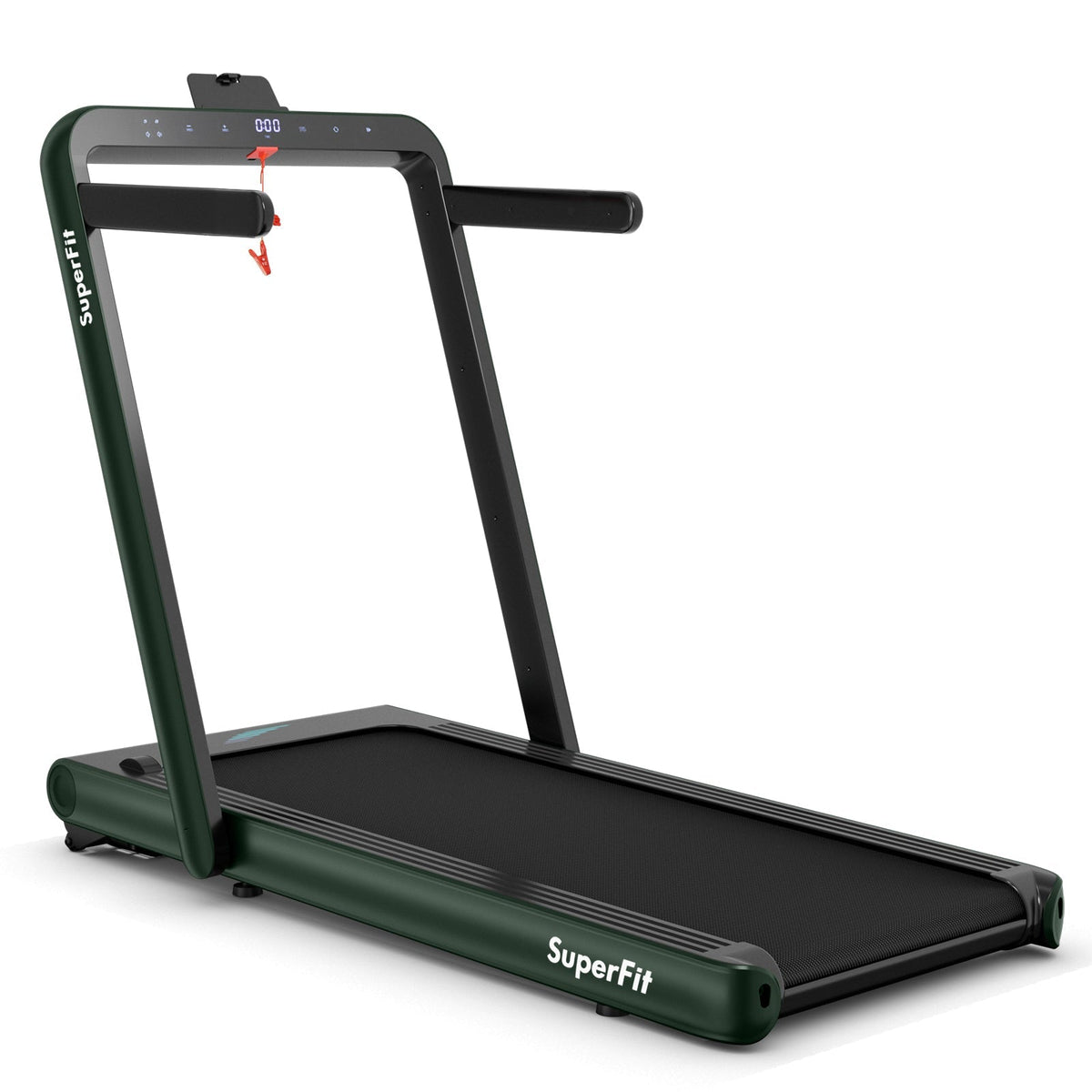 Costway SuperFit 4.75 HP 2-in-1 Folding Treadmill – Under-Desk and Running Modes