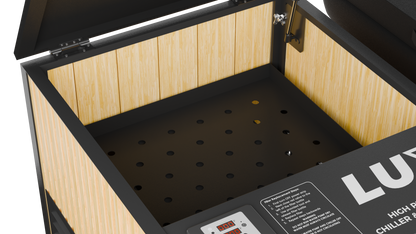 RevX X Tub Acrylic Cold Plunge with LUX 1.5 HP Chiller and Filtration System – 34 in Deep, 34–104°F, UV + Ozone