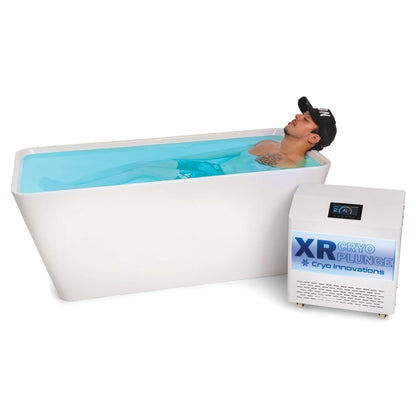 XR Cryo Plunge Acrylic Tub with 2025 Chiller/Heater — Cold and Hot, Two Sizes