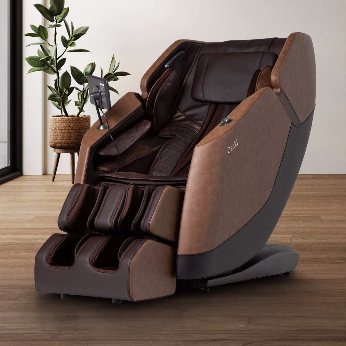 Osaki Ziva 2D Massage Chair with SL-Track, 12 Auto Programs, Zero Gravity, Lumbar Heat, and Foot Rollers